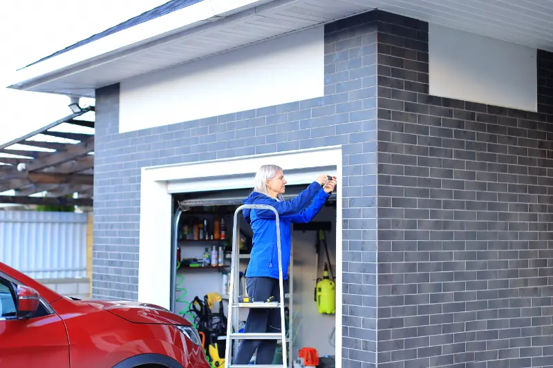 Fixing a stuck garage door