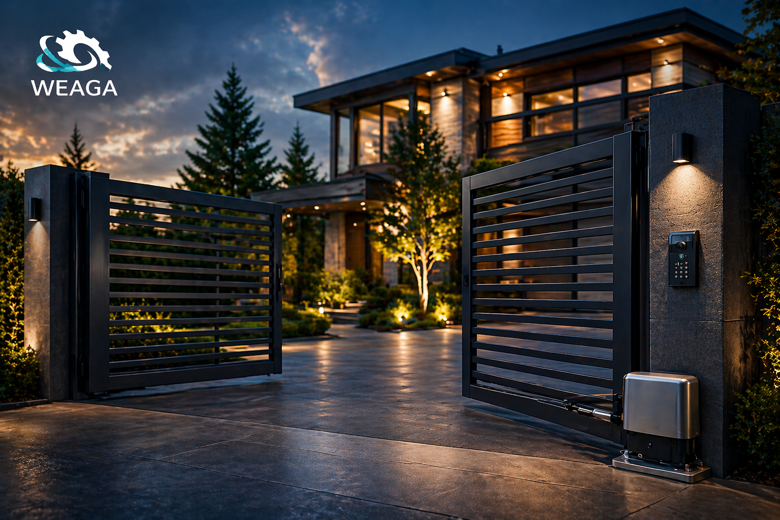Automatic Gate Manufacturers Vancouver | Modern Residential Gate System